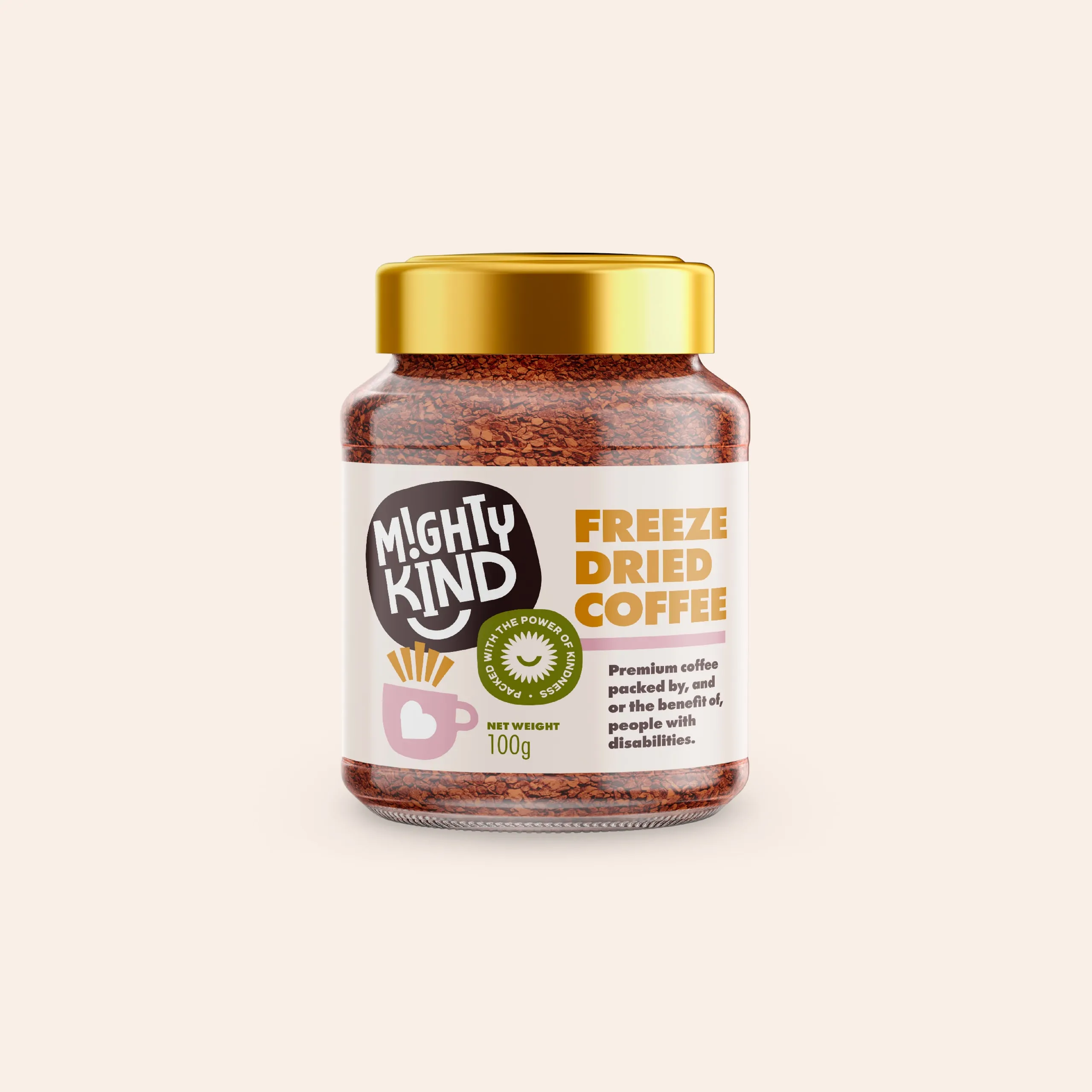 Mighty Kind coffee jar