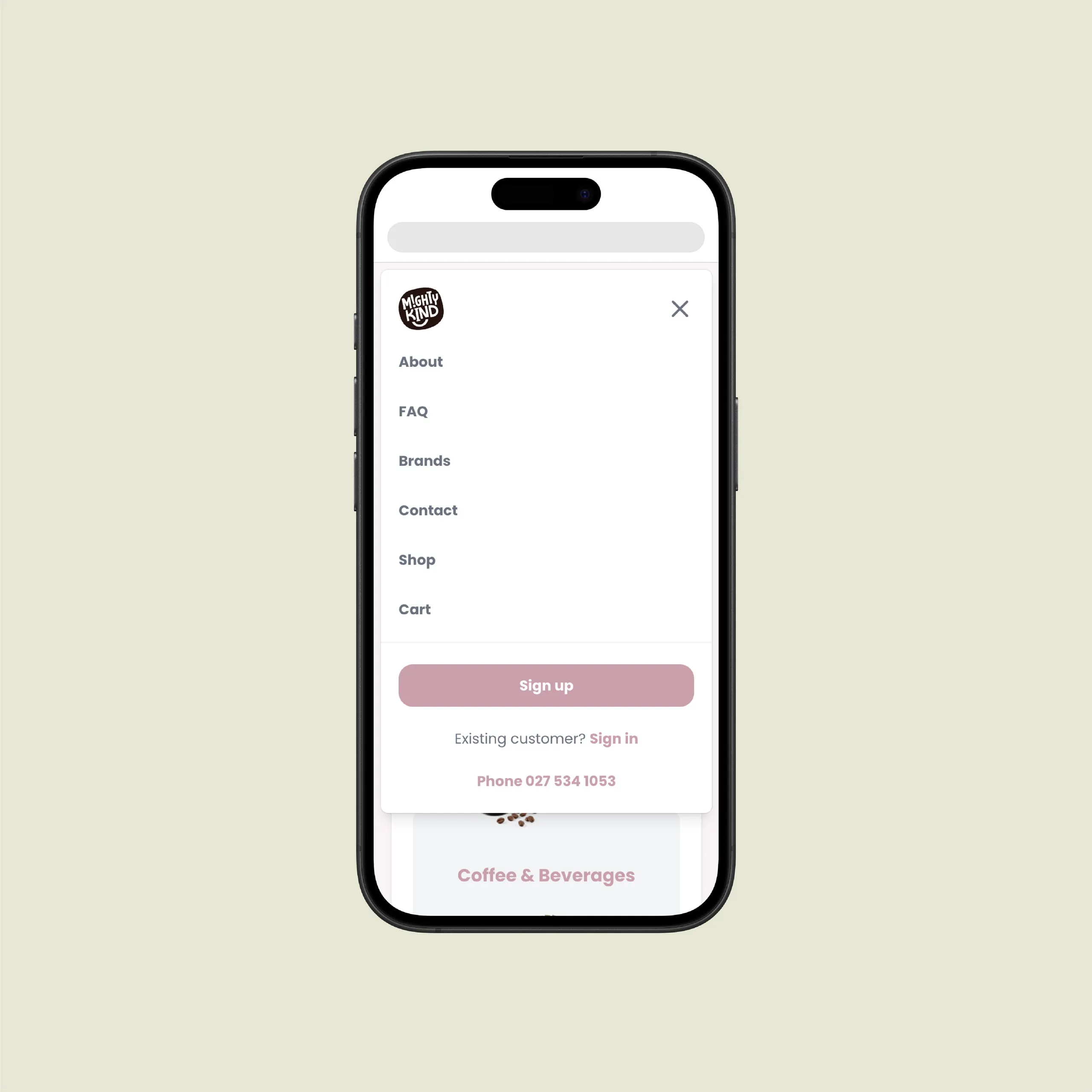 Mighty Kind website