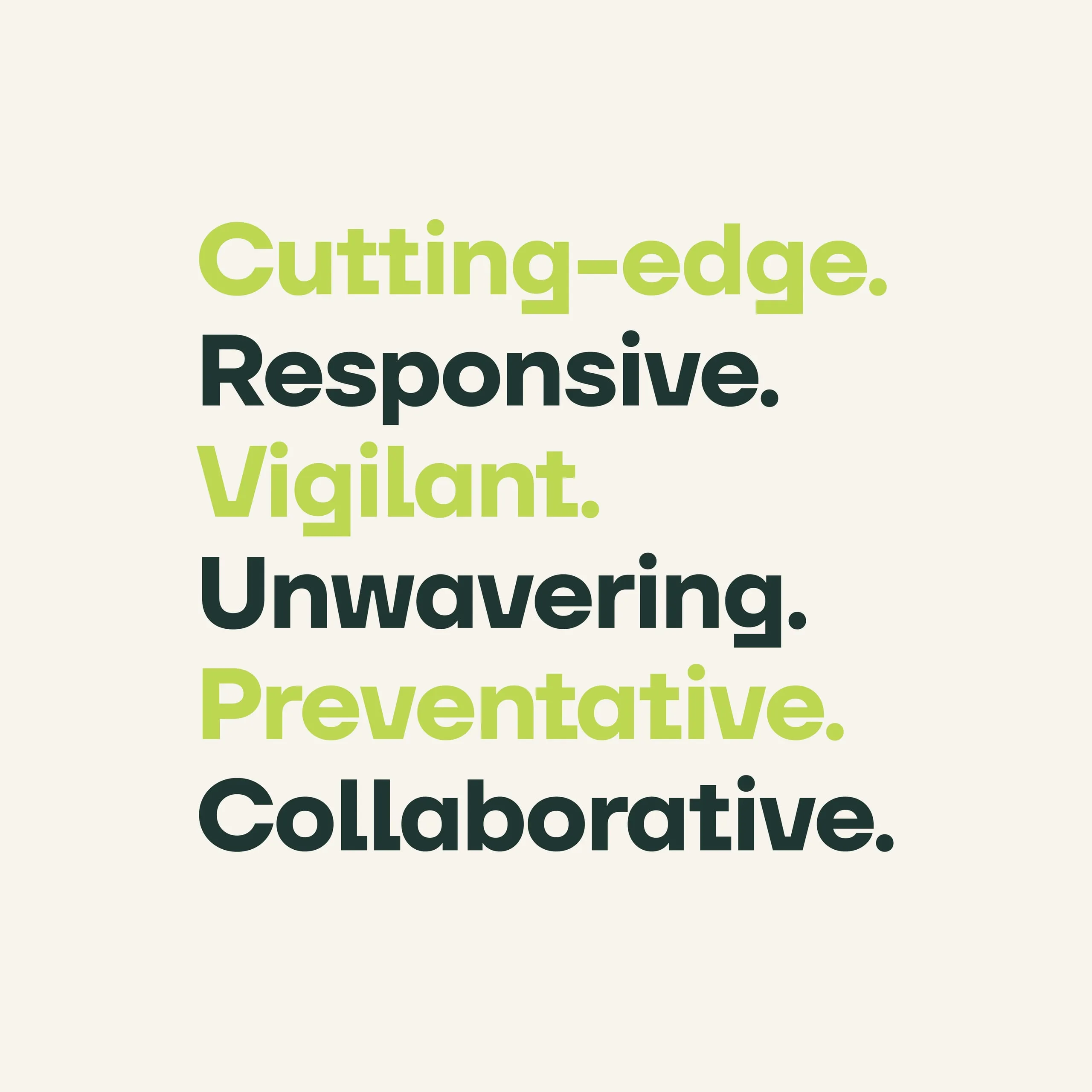 Watchful typography