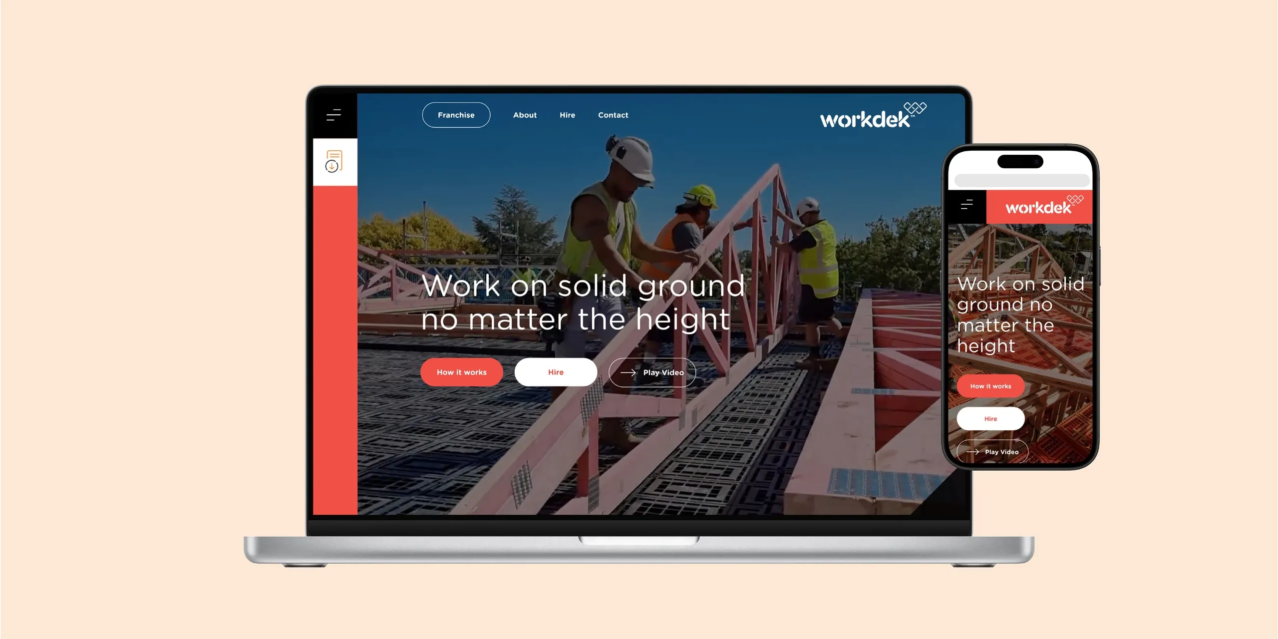 Workdek website